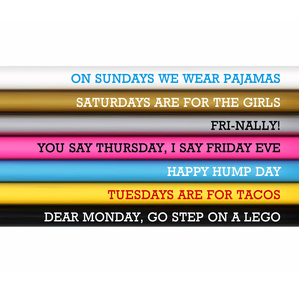 HELLO WEEK pencil set