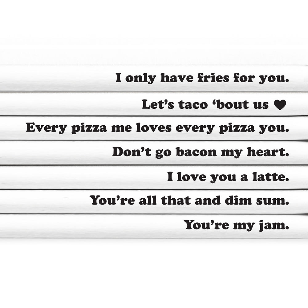 LET'S TACO 'BOUT US pencil set