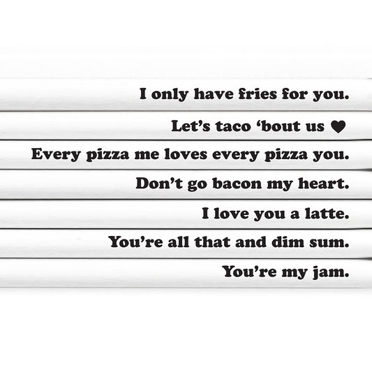 LET'S TACO 'BOUT US pencil set
