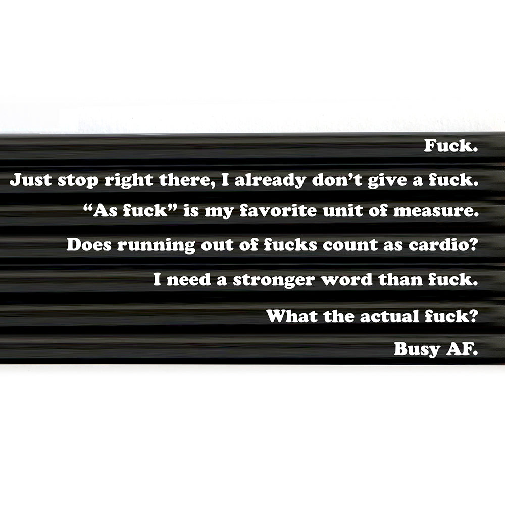 #%@! FUCK pencil set