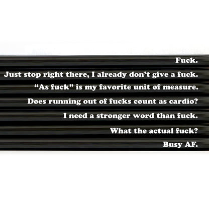 #%@! FUCK pencil set