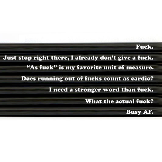 #%@! FUCK pencil set
