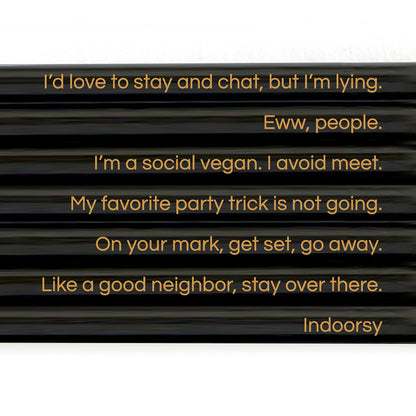 ANTISOCIAL BUTTERFLY pencil set