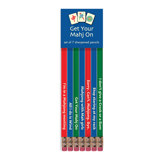 GET YOUR MAHJ ON pencil set