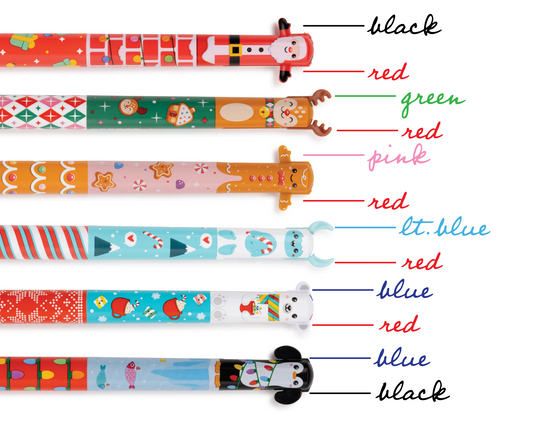 TWICE AS NICE 2 color click pens | holiday