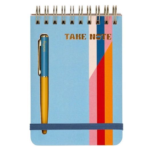 TAKE NOTE notebook + pen set | blue skies