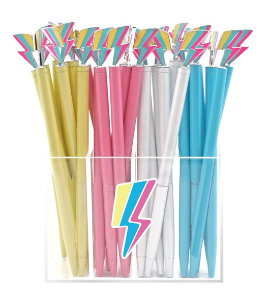 ENAMEL CHARM PENS | lightning bolt