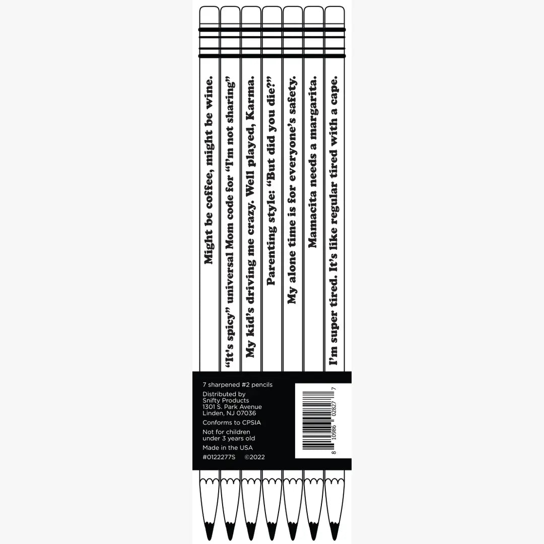 MOM LIFE pencil set