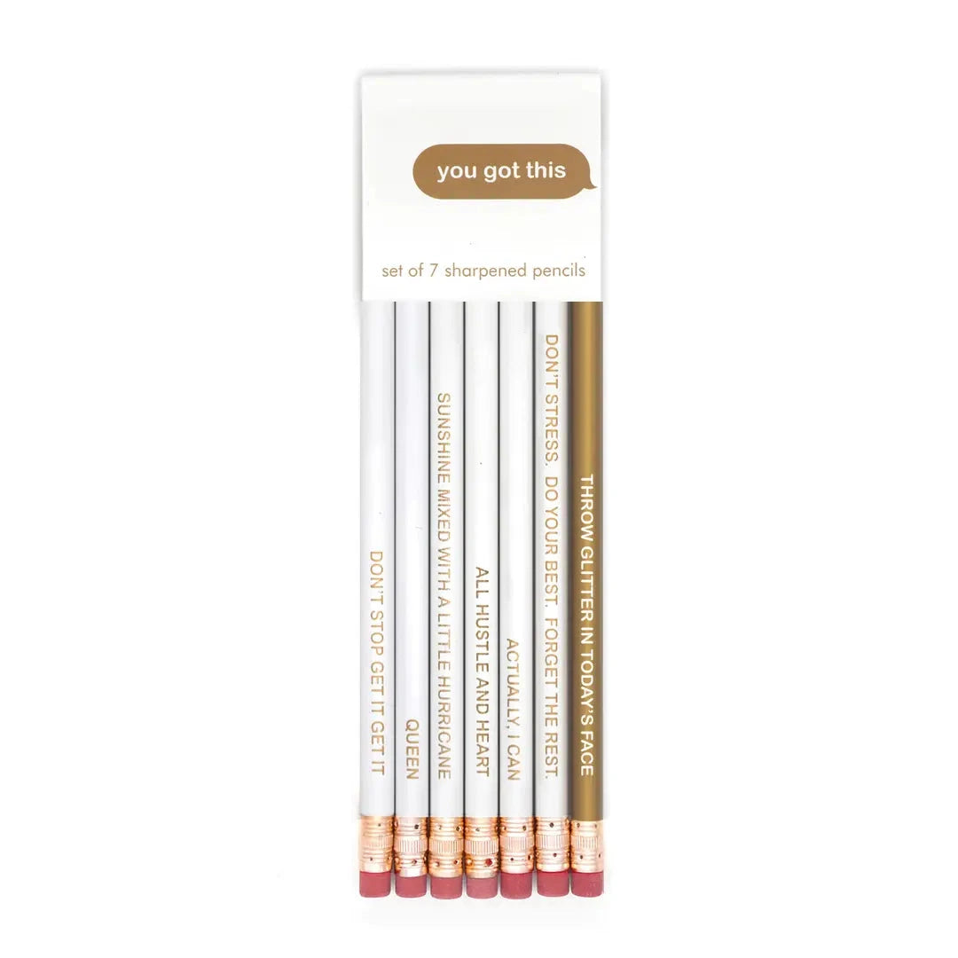 YOU GOT THIS pencil set
