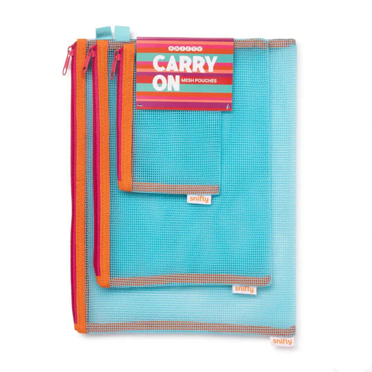 CARRY ON MESH POUCHES | sunset