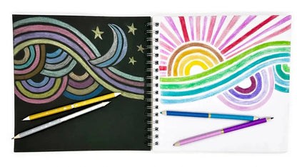 DOUBLE METALLIC dual ended colored pencils