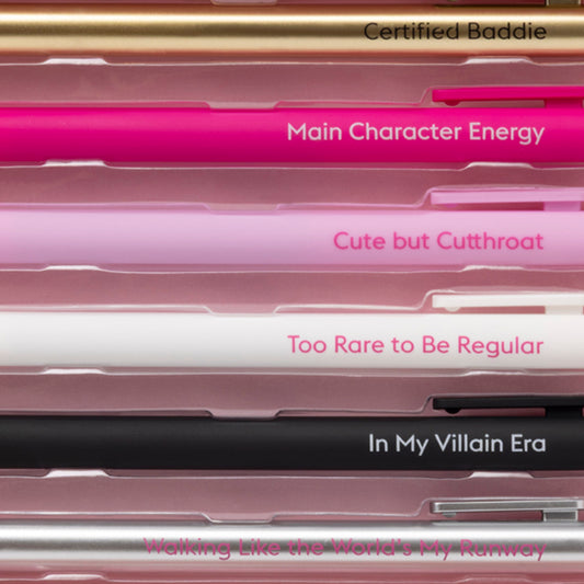 QUOTABLE GEL PENS | certified baddie