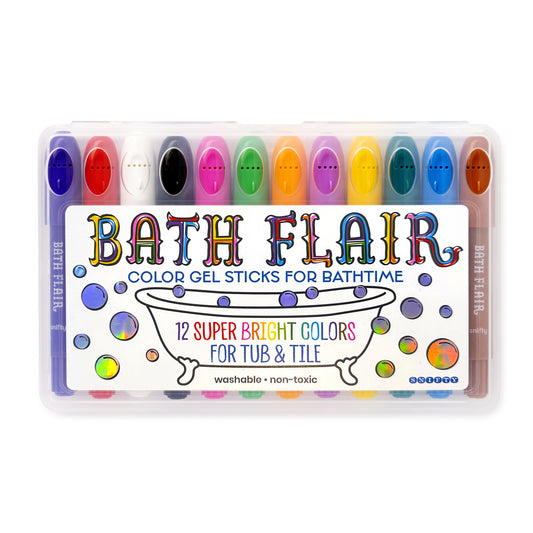 BATH FLAIR bathtime color gel sticks