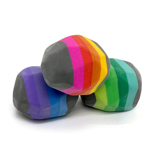 BOX OF ROCKS  erasers