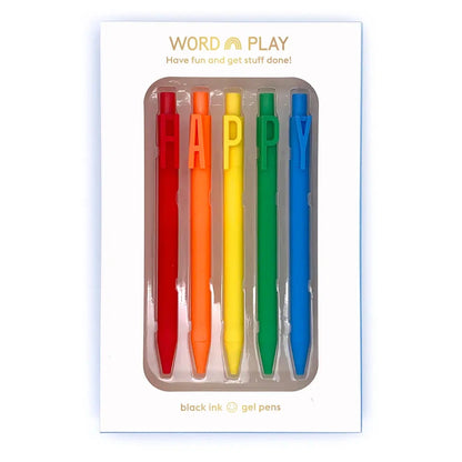 WORD PLAY PENS | happy