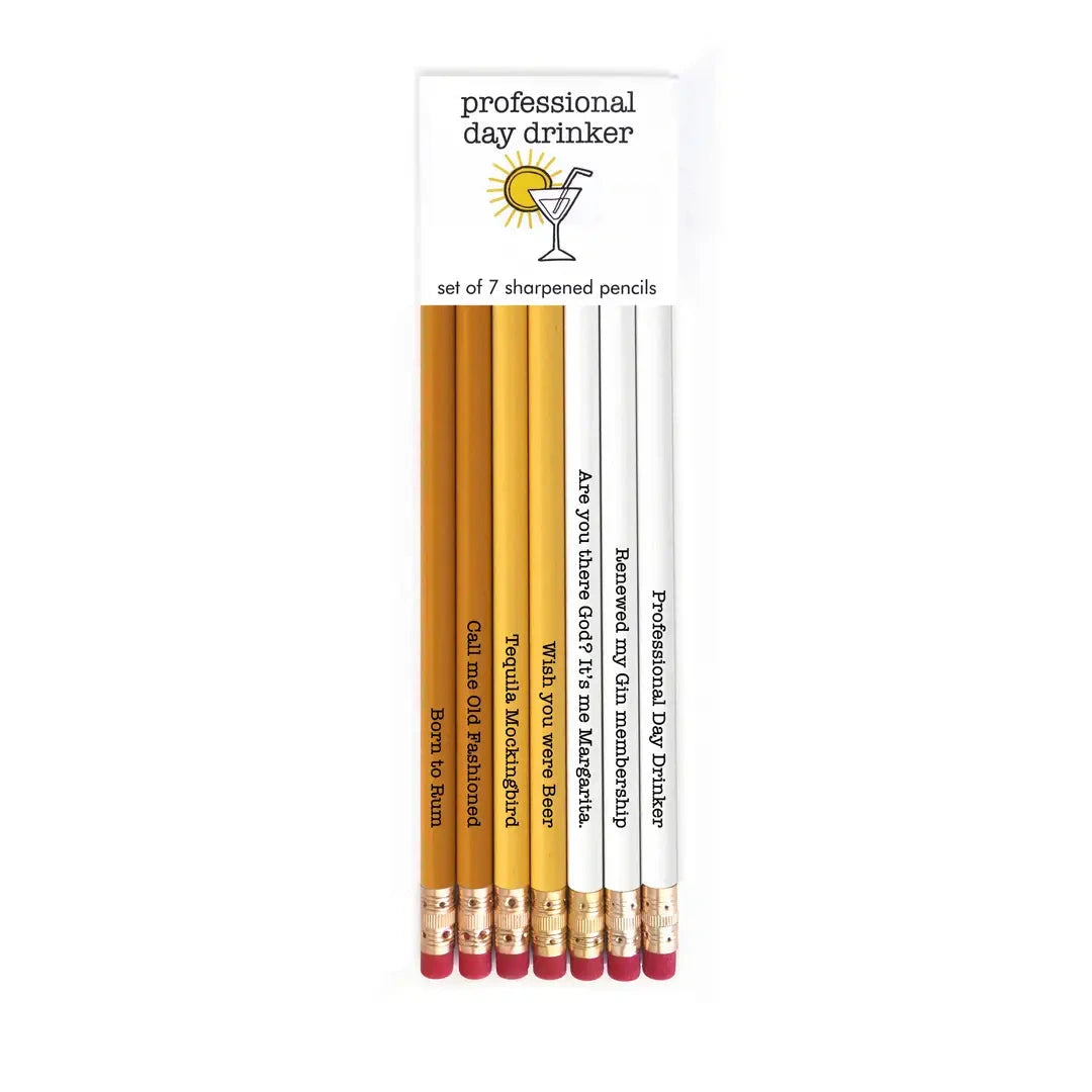 DAY DRINKER pencil set