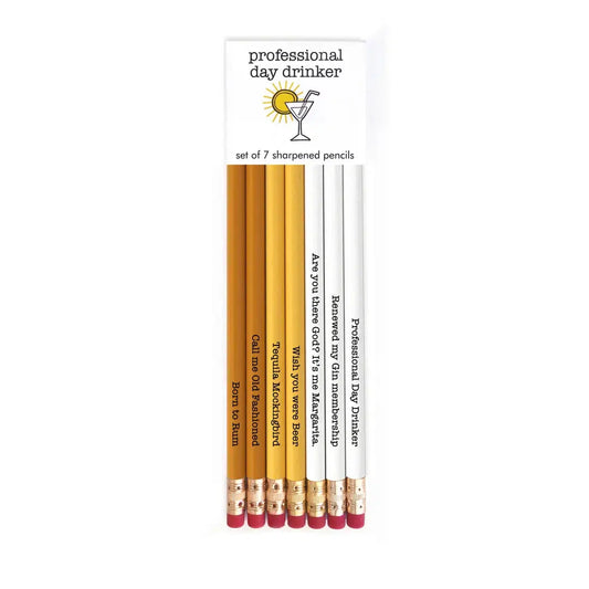 DAY DRINKER pencil set