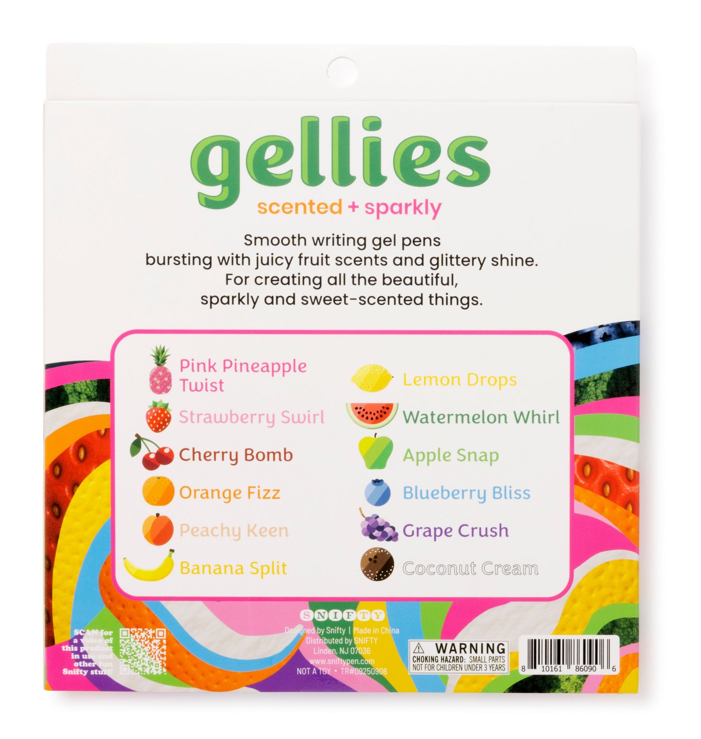 GELLIES SCENTED + SPARKLE gel pens
