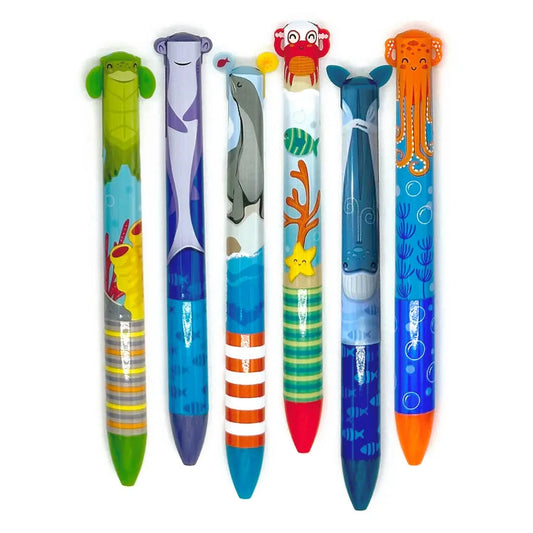 TWICE AS NICE 2 color click pens | sea life