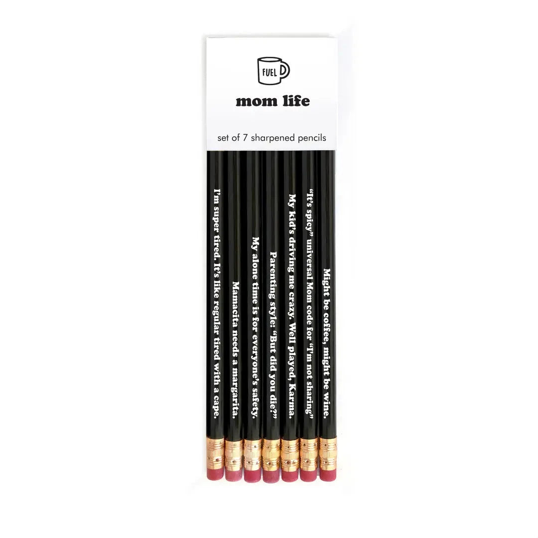 MOM LIFE pencil set