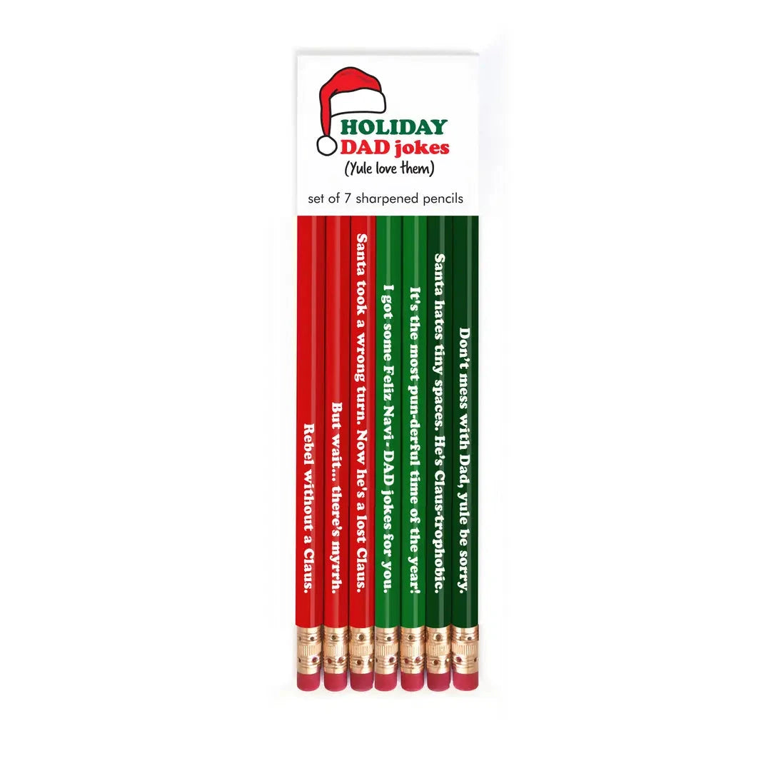 HOLIDAY DAD JOKES pencil set