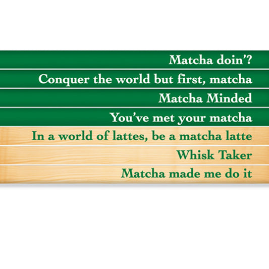 MATCHA MINDED pencil set