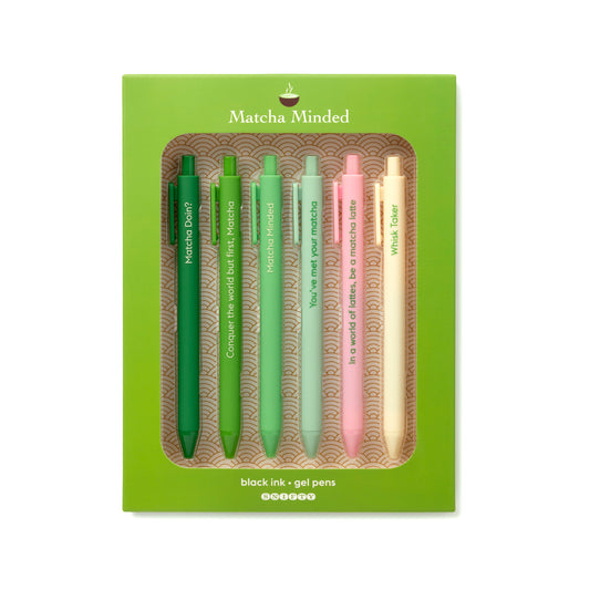 QUOTABLE GEL PENS | matcha minded
