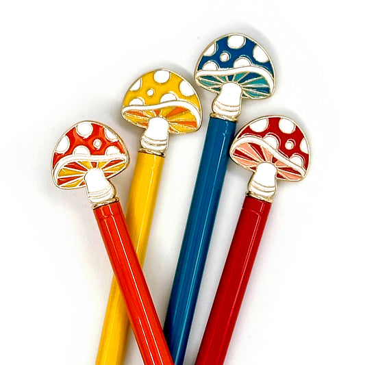 ENAMEL CHARM PENS | mushroom