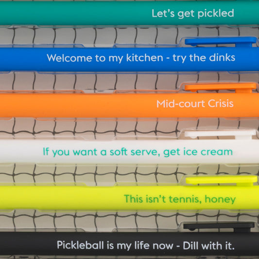 QUOTABLE GEL PENS | let's get pickled