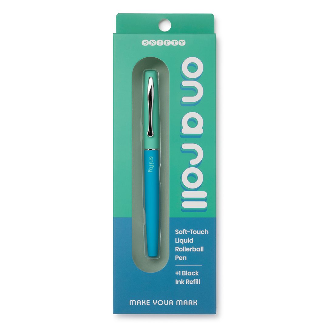 ON A ROLL pen | aqua/marine