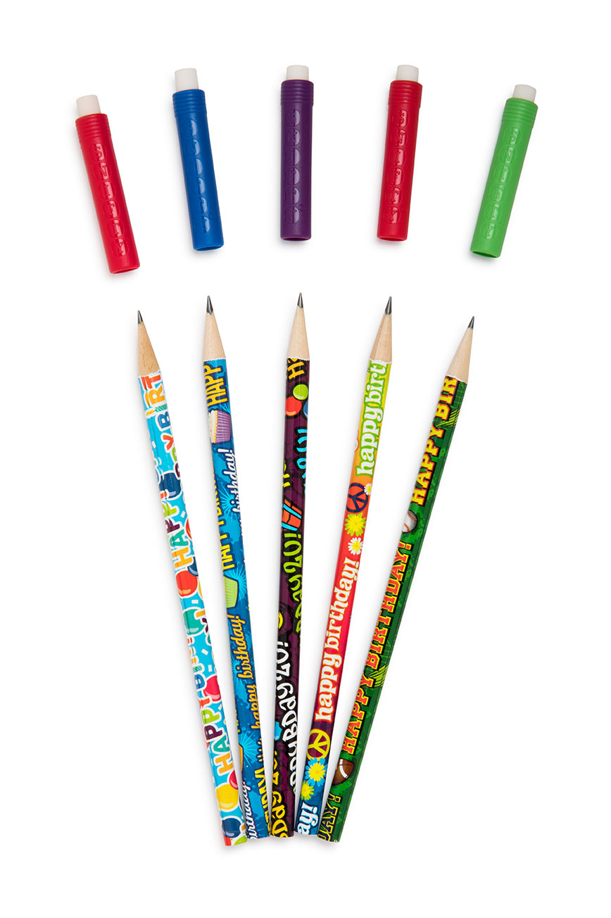Birthday Cake Scented Pencils - 12 scented pencils