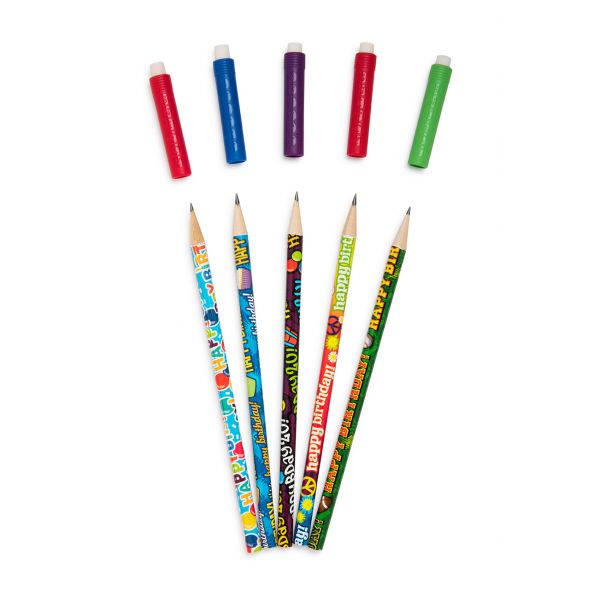 Birthday themed scented pencil topper fan