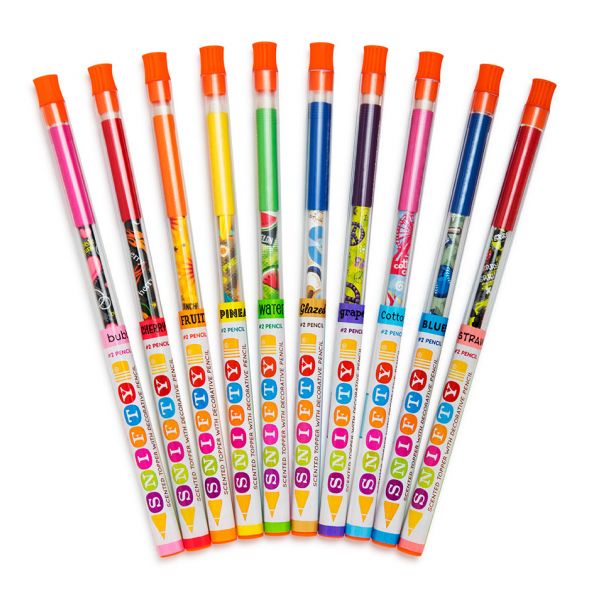 Assorted Pencil Scented Toppers in Tubes