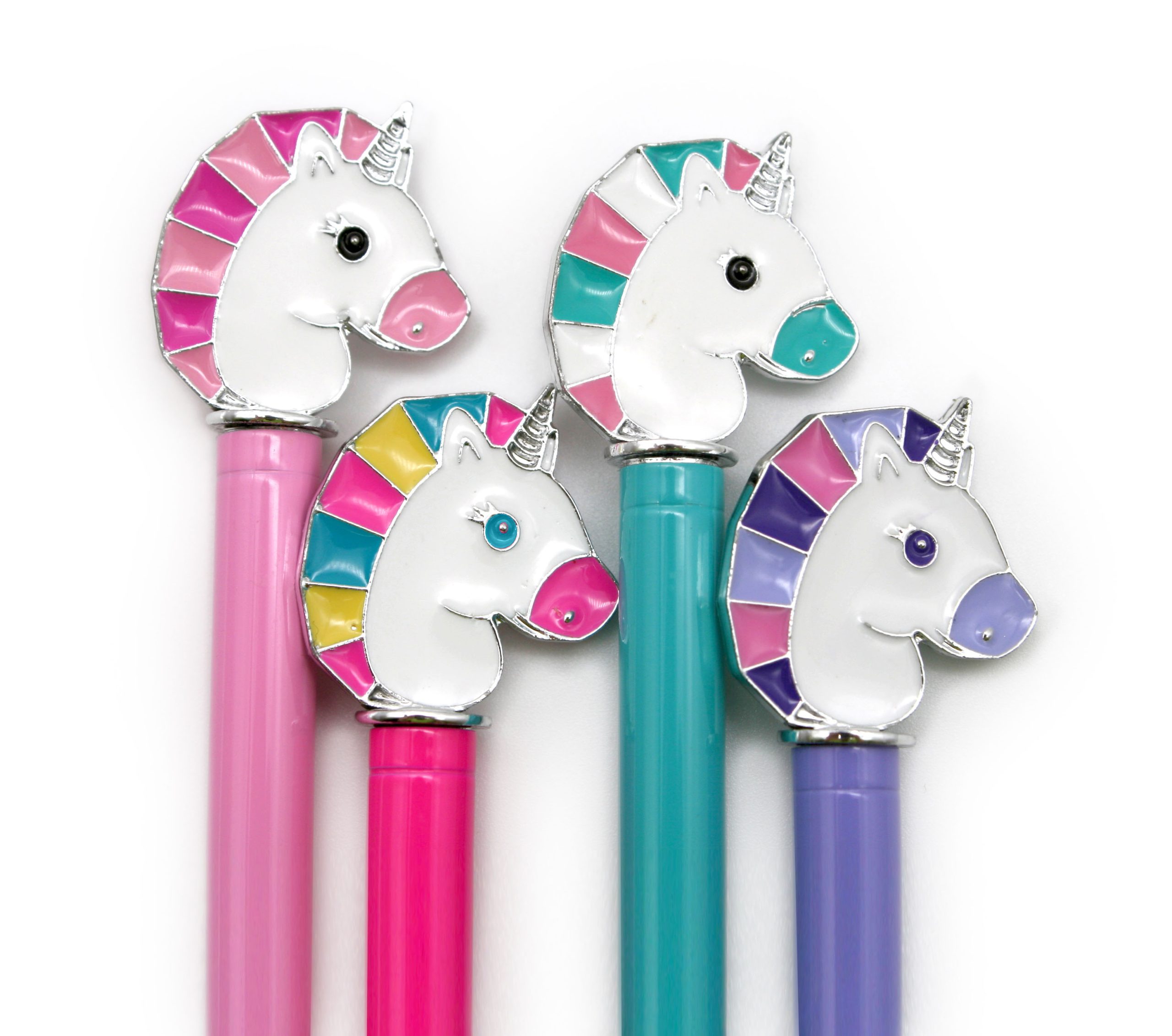 enamel charm pen – unicorn set of 4 – Snifty Scented Products