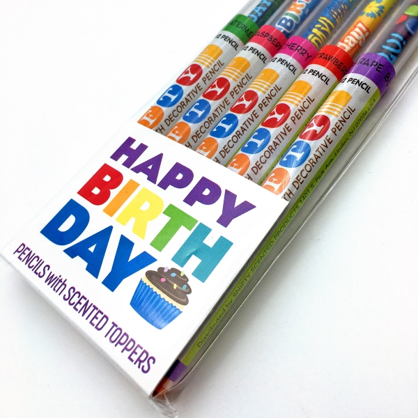 Happy Birthday Pencil 5 Pack -  Norway