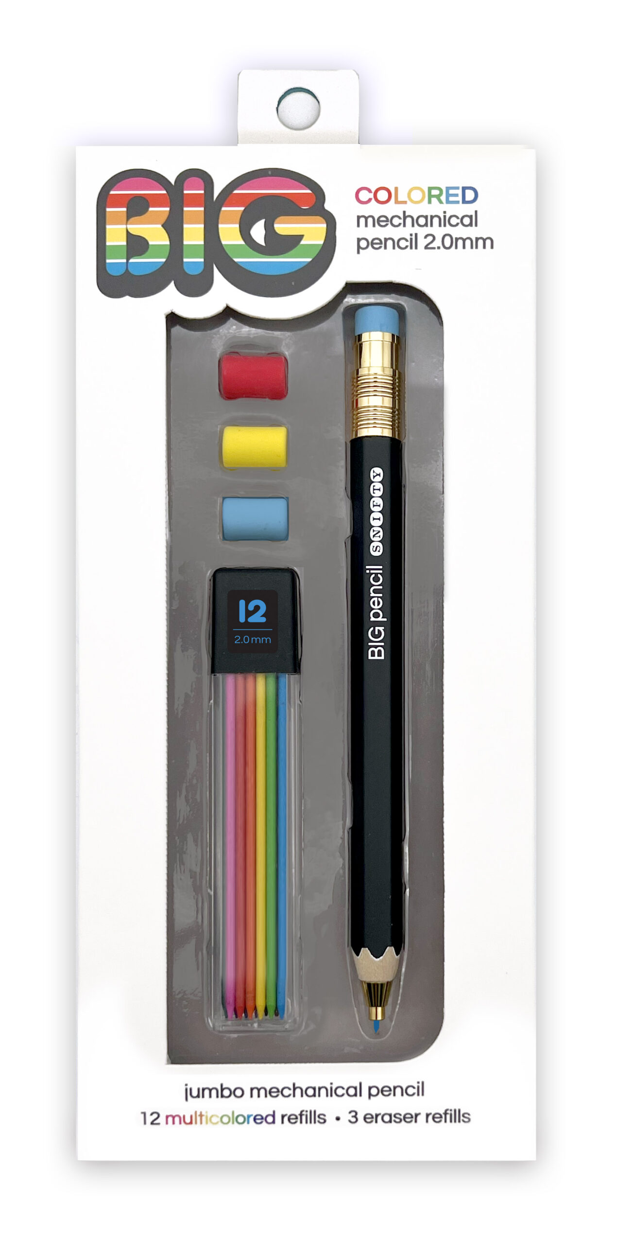 Set of 2 Multicolor Ball-point Plus One Pencil Set of 3 Multicolor