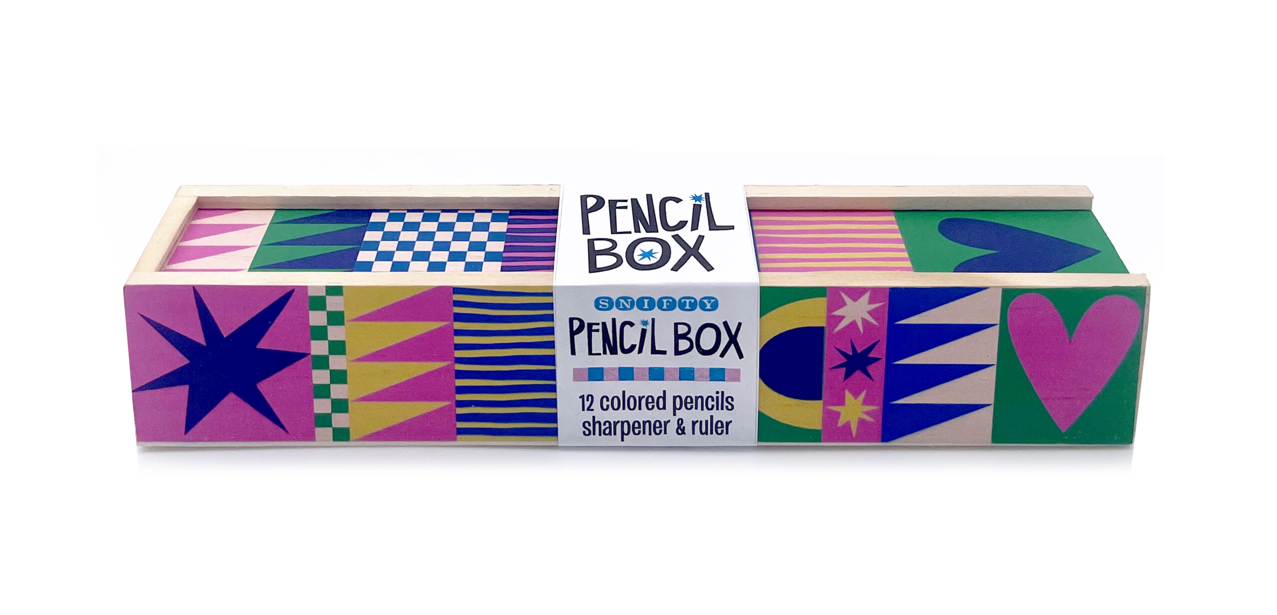 geo love pencil box + colored pencils – Snifty Scented Products