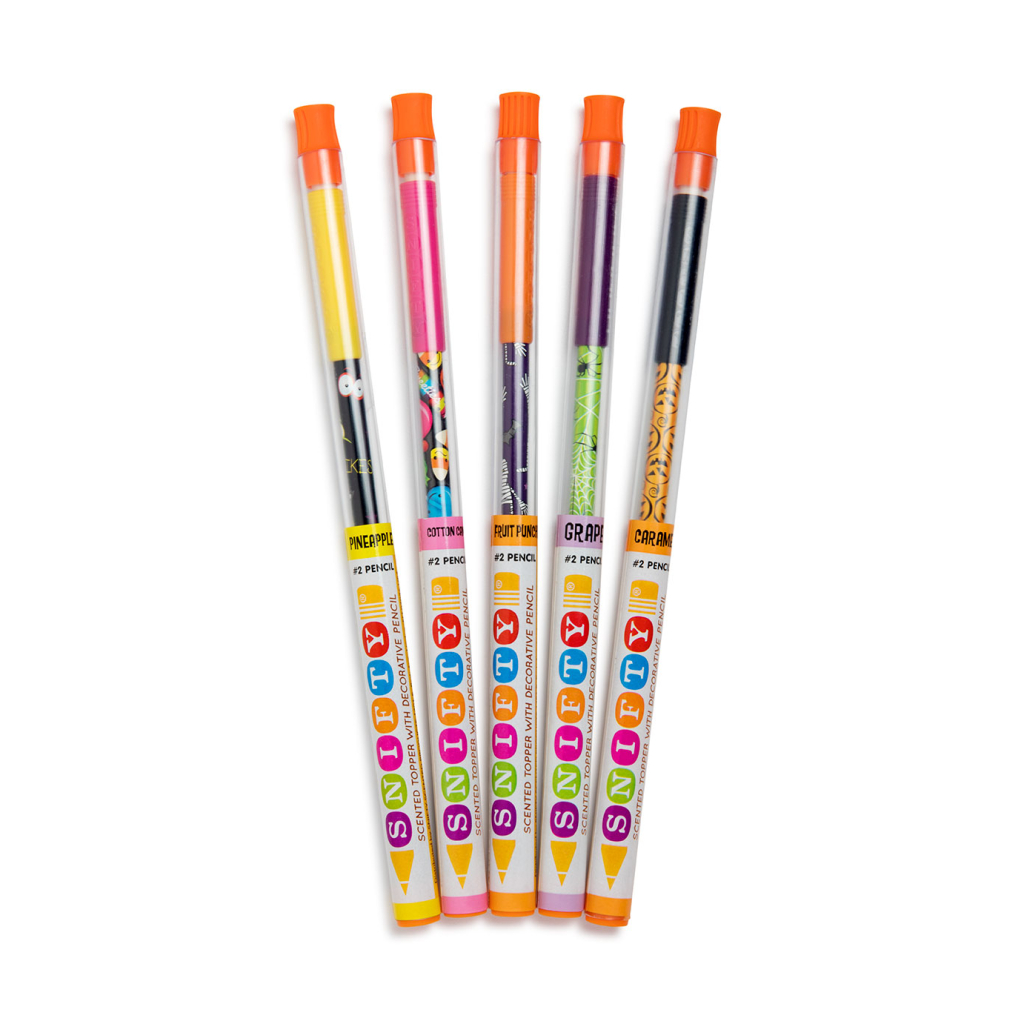 scented pencil toppers 5 pack halloween Snifty Scented Products